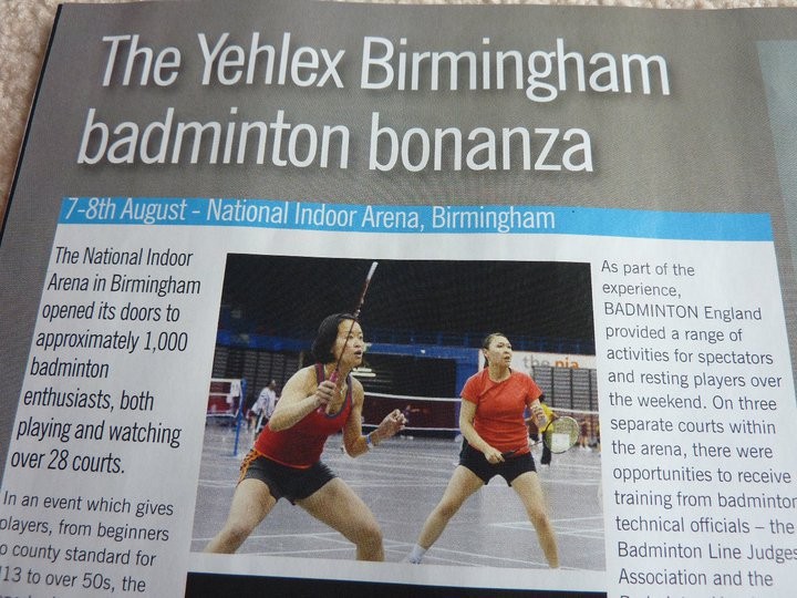 courtside magazine article features Grace & Emma - sept