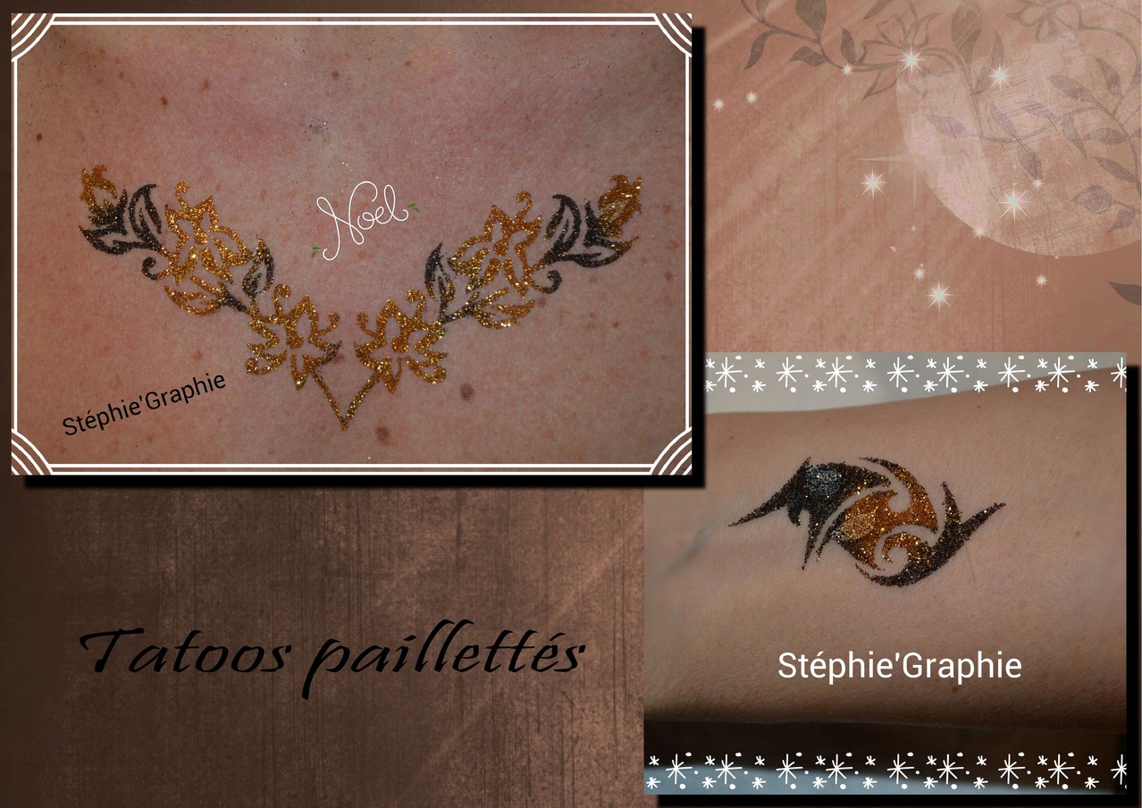 Tatoo paillettes 