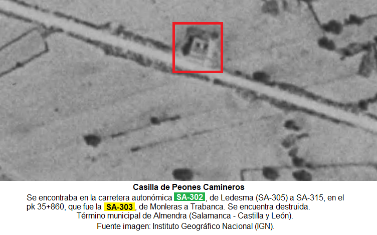 SA-303 (de Monleras a Trabanca)