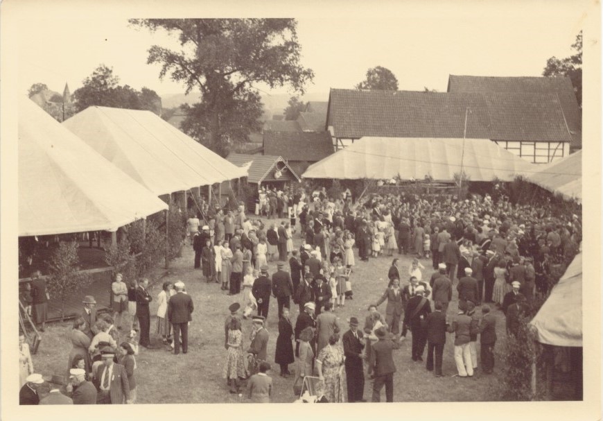 Jubelschützenfest 1949 auf dem Hof Hinse