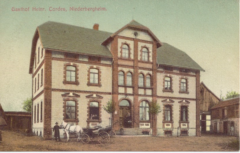 Der Gasthof Cordes um 1910