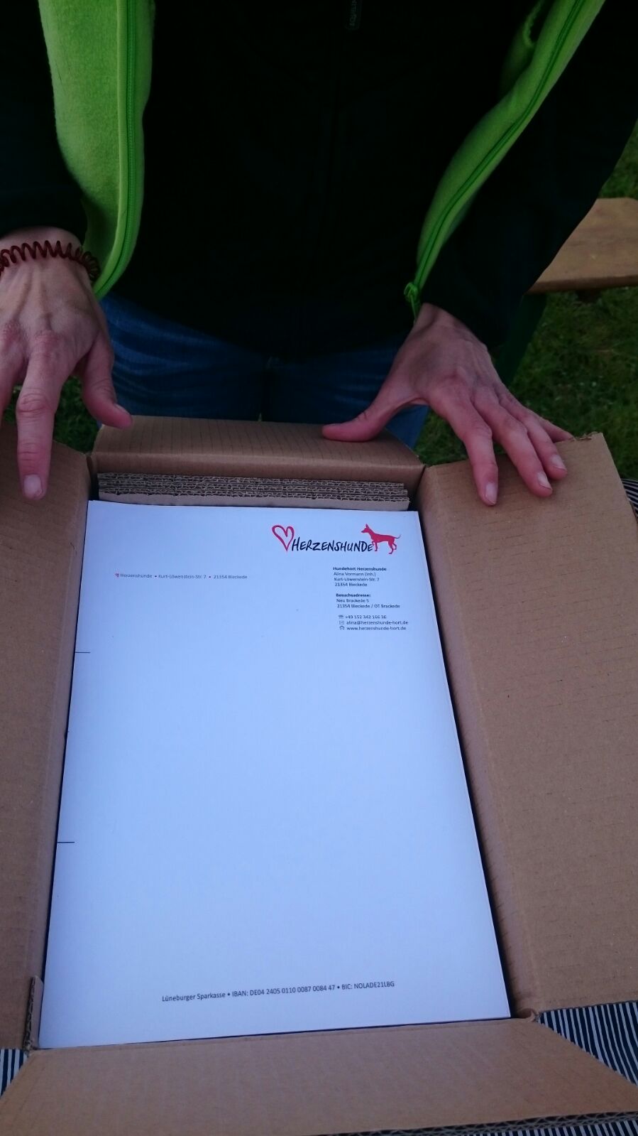 Mein erstes Geschäftspapier