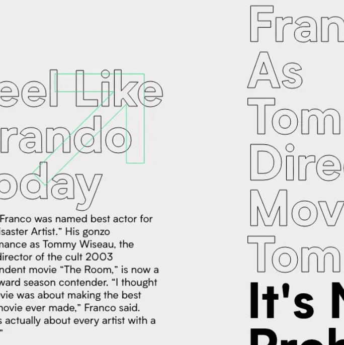 Typographies tendances