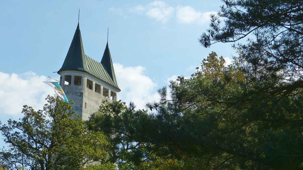 Der Aussichtsturm auf dem Schönberg: Die "Onderhos".