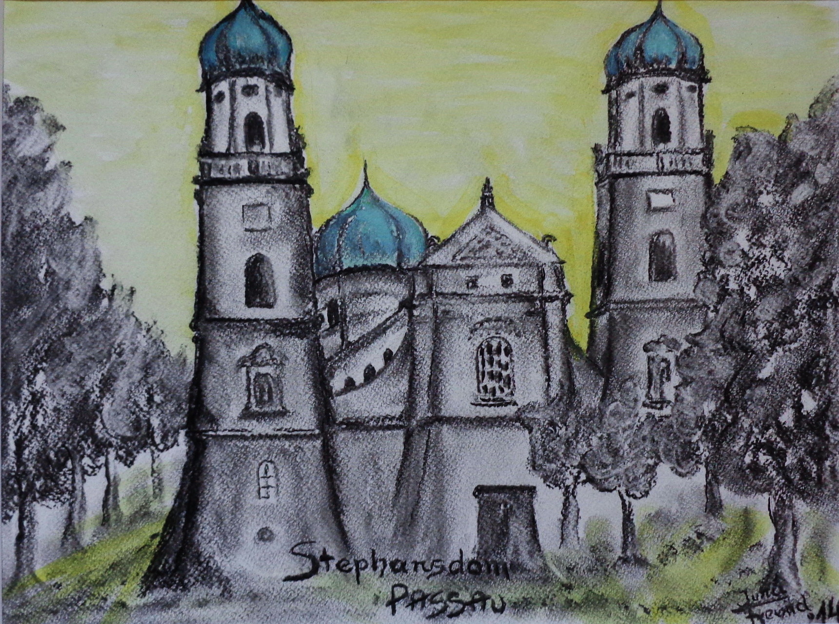 Stephans-Dom in Passau 40x50