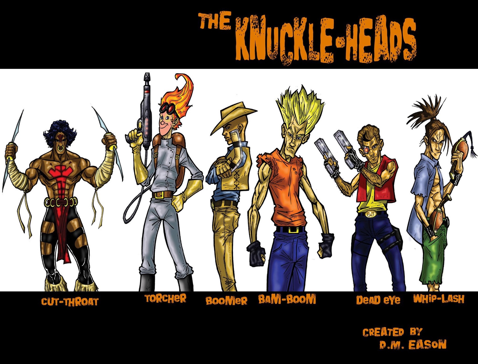 The Knuckle Heads Character Gallery