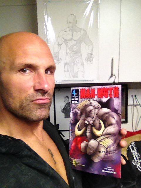 Professional wrestler, The Fallen Angel Christopher Daniels, is a Man-Muth fan!