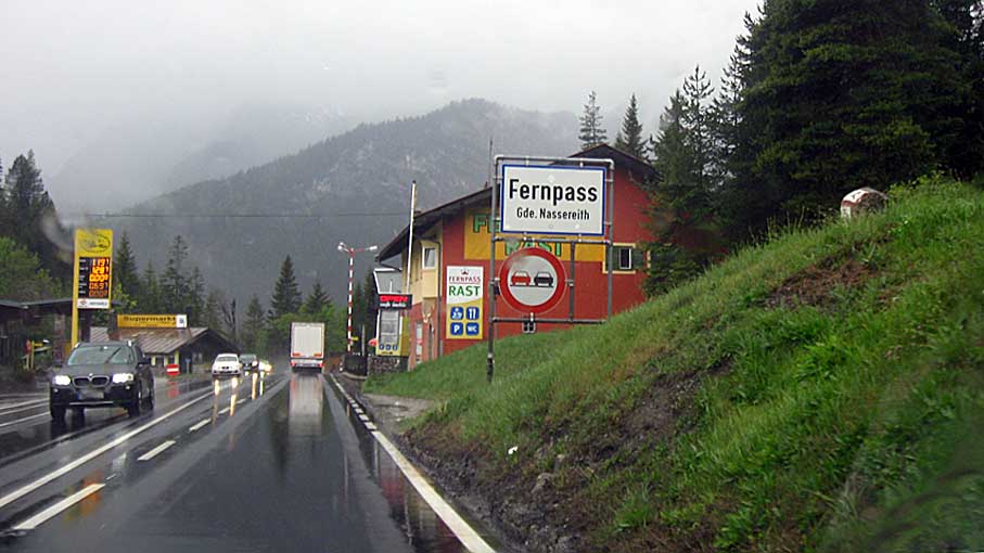 Über den Fernpass nach Obertirol