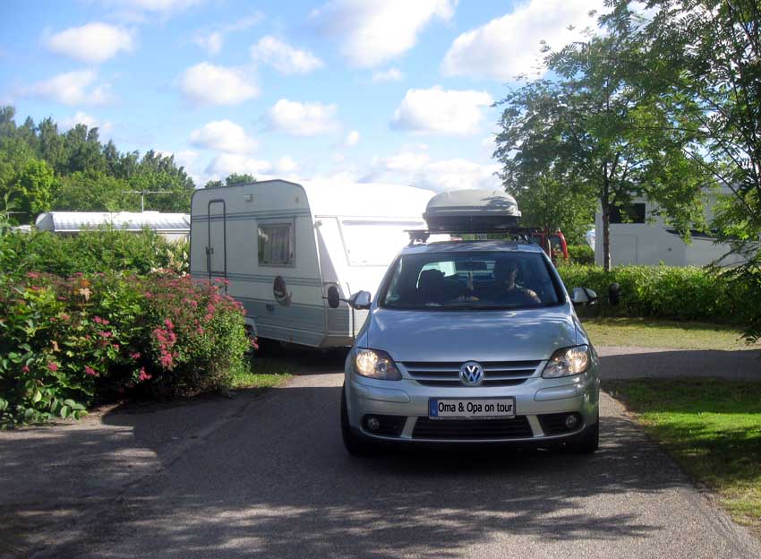 Abfahrt vom Stadtcamping Rastila in Helsinki