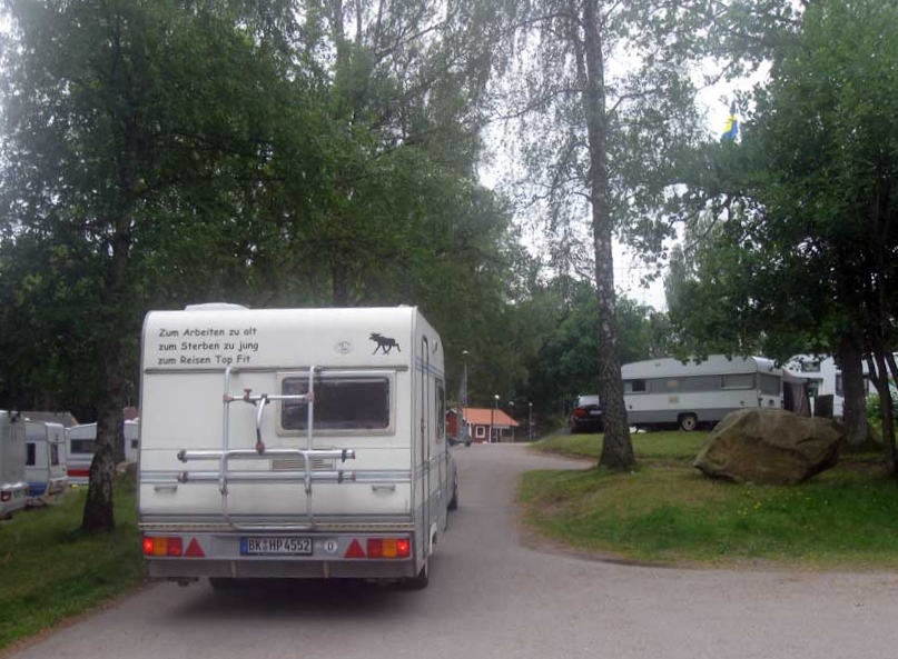 Und wieder heißt es Abschied nehmen, diesmal vom Sjöstugan Camping in Älmhult