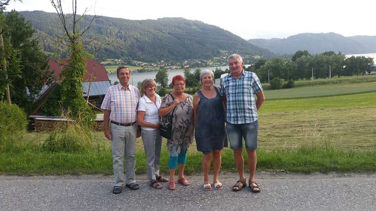 Bernd, Anke, Petra, Babett und Erich