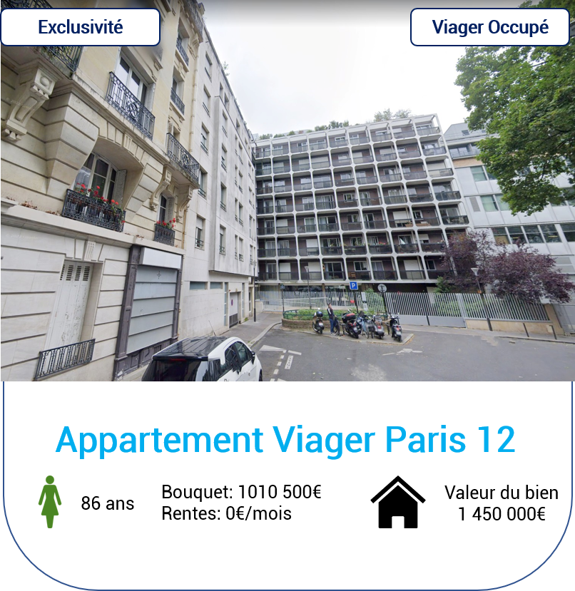 Appartement Viager Paris 12