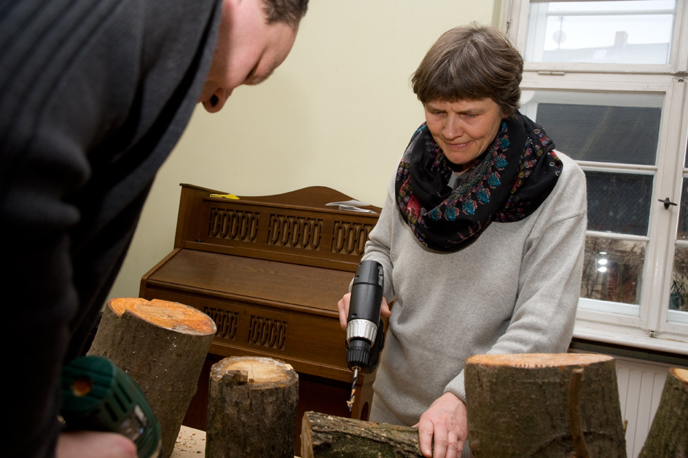 Nisthilfen und Artenschutz-Workshop (c) Alexander Schlotter | Biene sucht Blüte