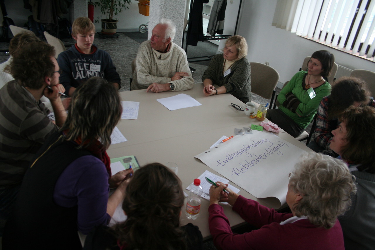 Ideensuche in den Arbeitsgruppen