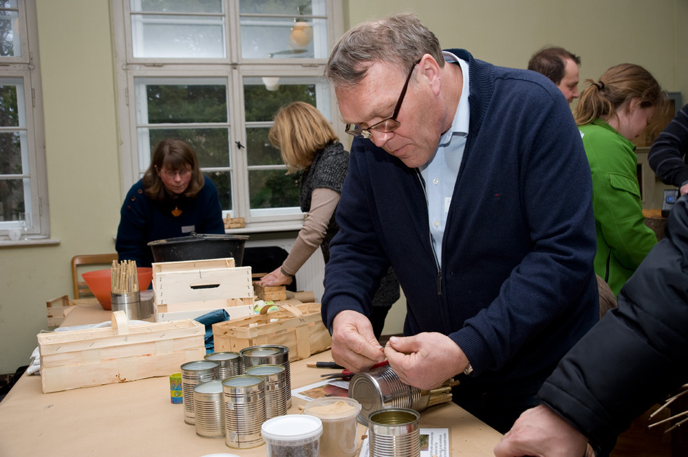 Nisthilfen und Artenschutz-Workshop (c) Alexander Schlotter | Biene sucht Blüte