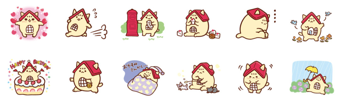 「くにニャン　LINEスタンプ」 くにたち観光まちづくり協会　2015