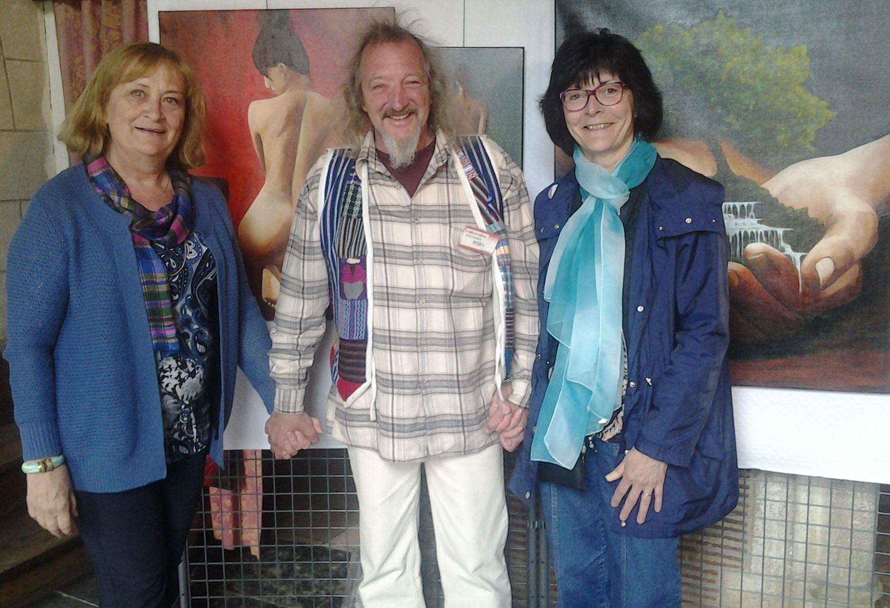 Dominique Petit, Phybra (Philippe Brasseur) et moi-même - Belgique