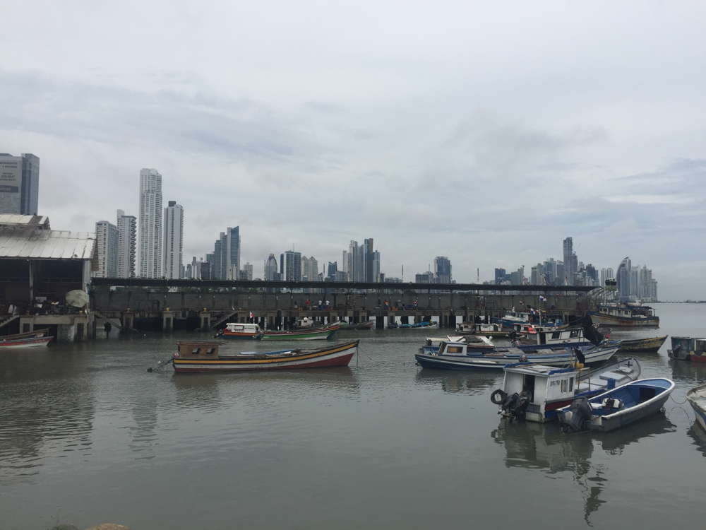 Ein Teil der Skyline von Panama-Stadt