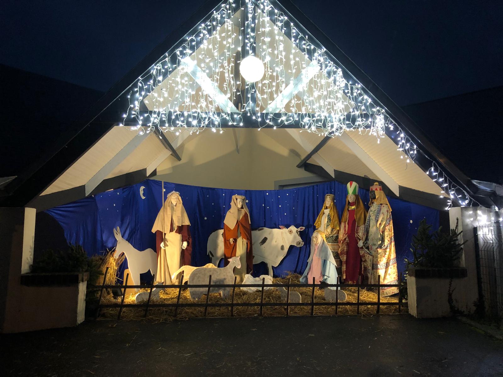 crèche exterieure de Saint Michel Thubeuf