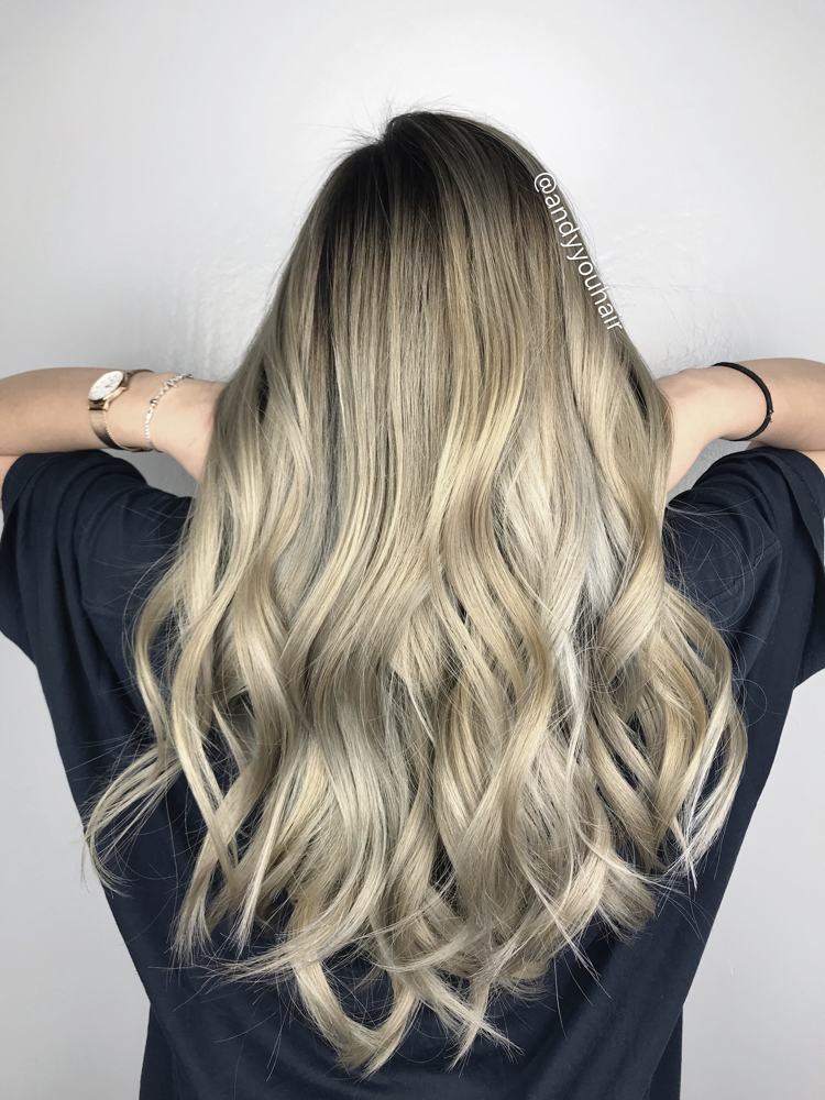 Global Bleaching Zenhairfashion Light blonde hair with natural balayage. global bleaching zenhairfashion