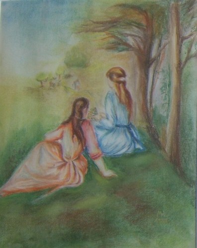 Renoir - Mädchen auf der Wiese 1997