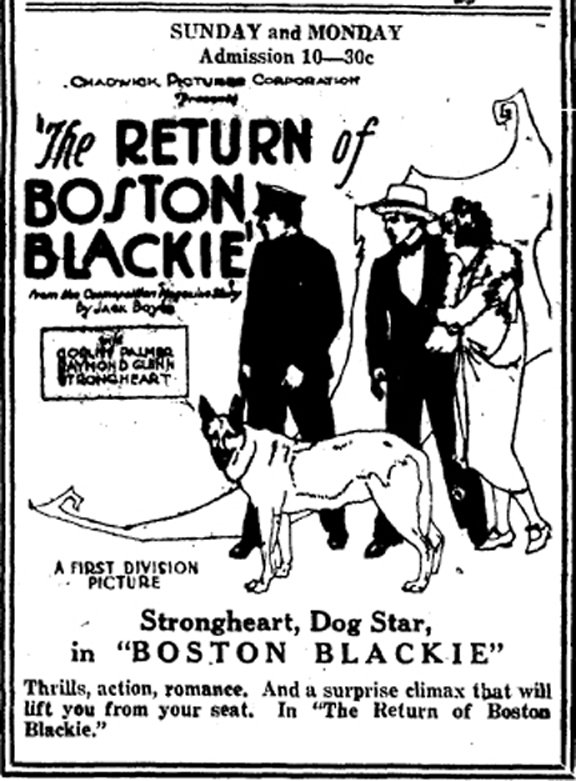 1927 The return of Boston Blackie