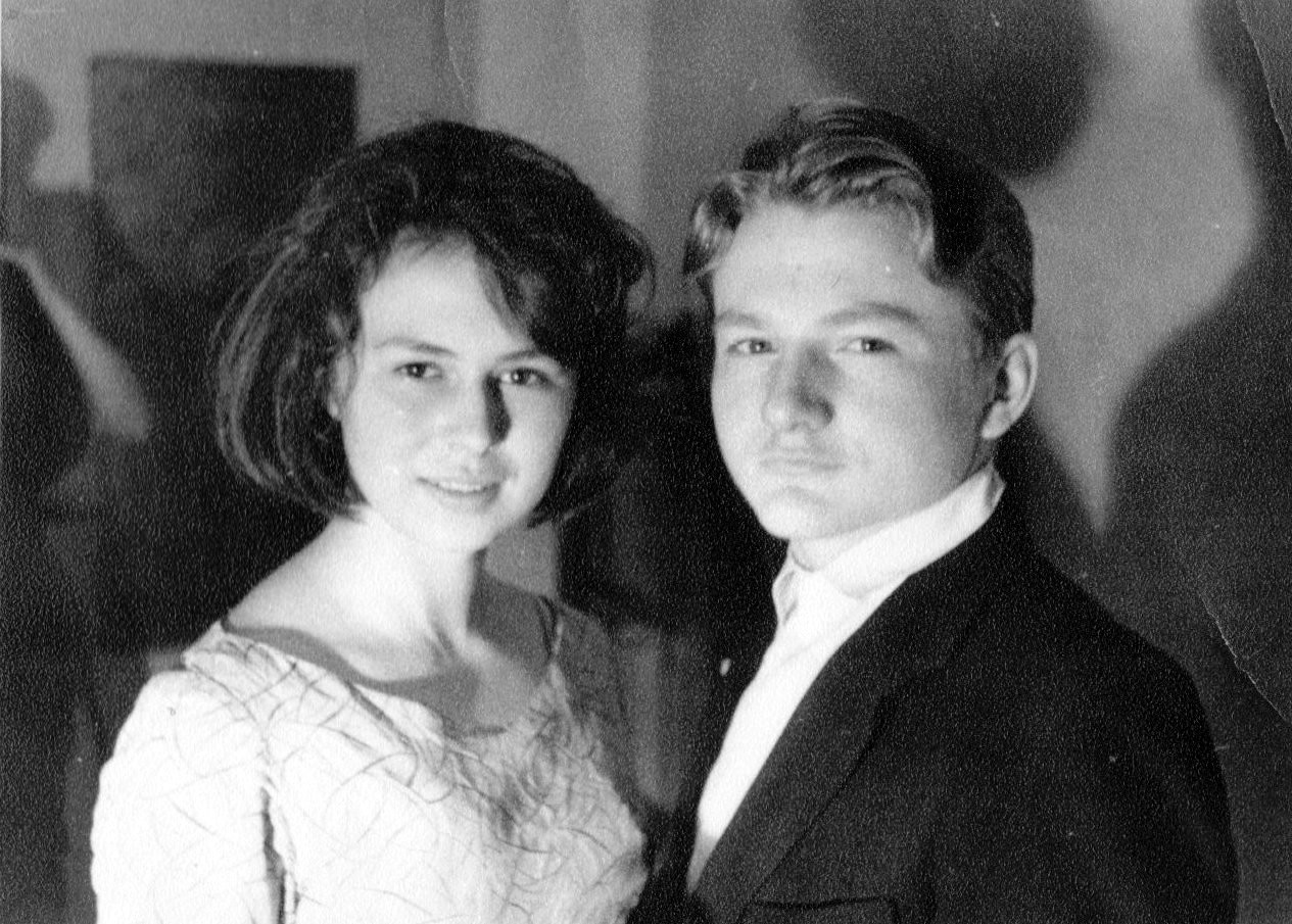 1962 год.  Таня Гусева и Славик Старостин. 