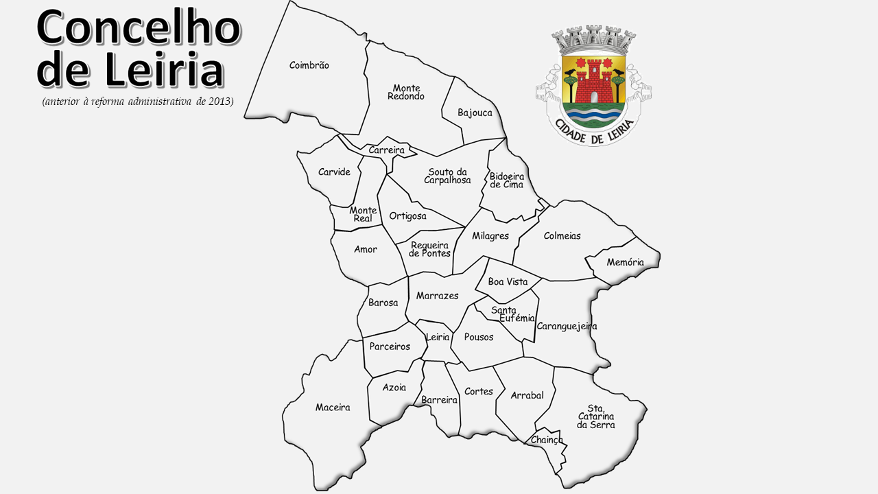 FREGUESIAS DO CONCELHO DE LEIRIA Evolução da População