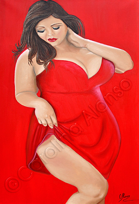 ¡Das kleine Rote! (2016), 100 x 70 cm, oil on canvas