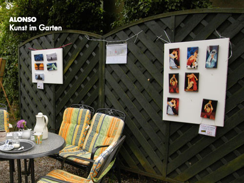 Kunst im Garten im Galerie Café, 2009