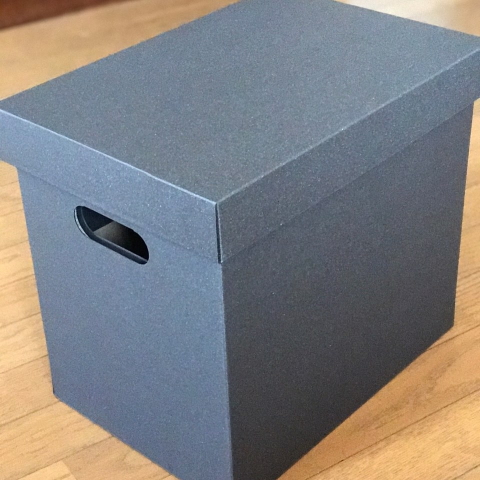 無印良品ダンボール ボックス フタ式はなかなか男前ボックス 仙台暮らしのスタイリスト Maki Style