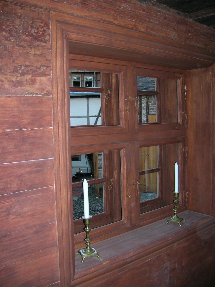 Fenster in der Bohlenstube (Juli 2009)