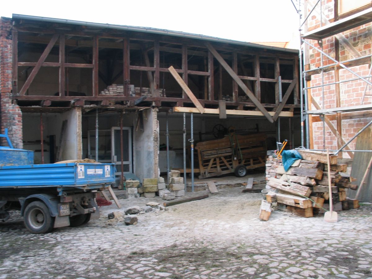 Während der Sanierung (Dezember 2008)