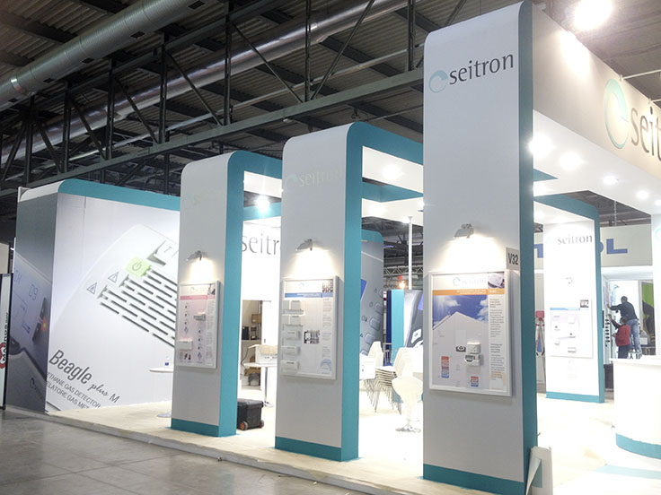 Decorazione stand fiera Rimini