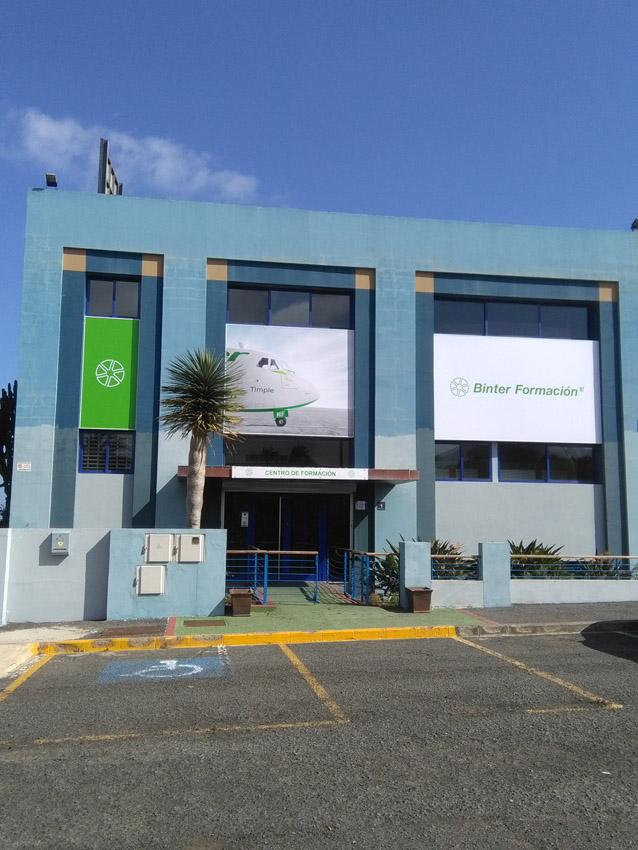 Teloni pubblicitari Binter Canarias - Las Palmas
