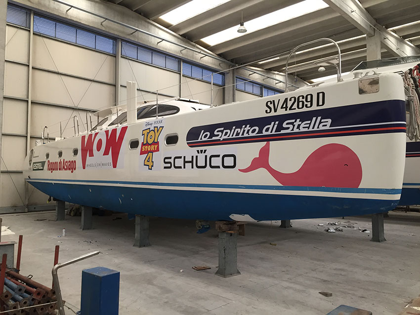 Wrapping barche e catamarani - Spirito di stella