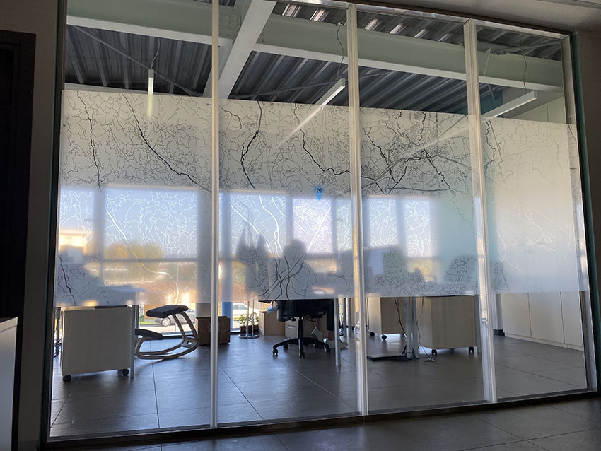 Decorazione vetri uffici Vicenza