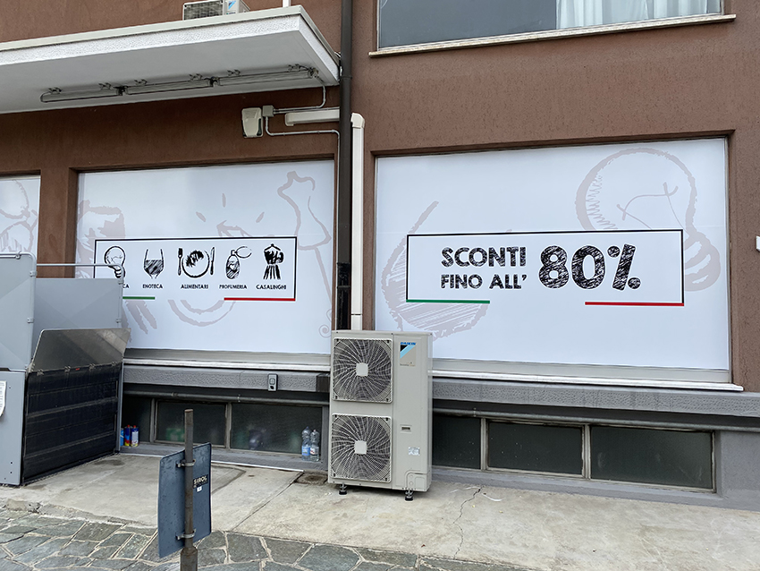 Decorazione vetrine Milano