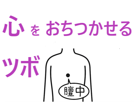 緊張をやわらげる　ツボ