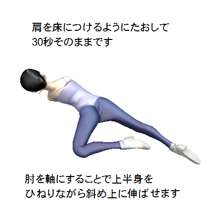 腰痛、背痛、肩こり、ストリッチ画像5