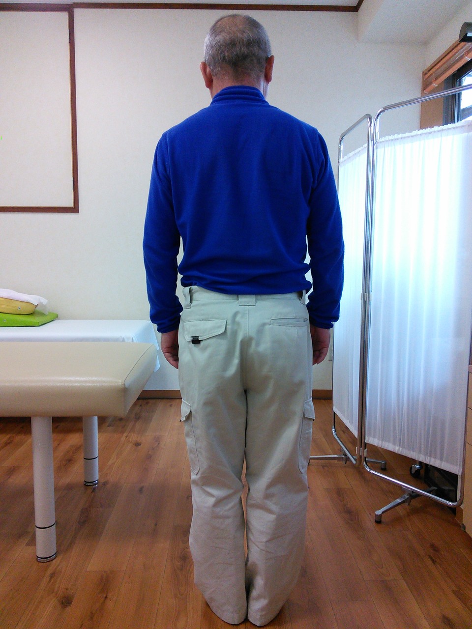 姿勢確認写真