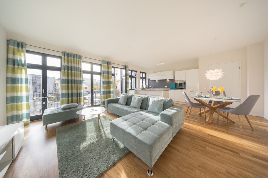 Apartmenthaus Potsdam Ferienwohnungen und Gemeinschaftsräume Design