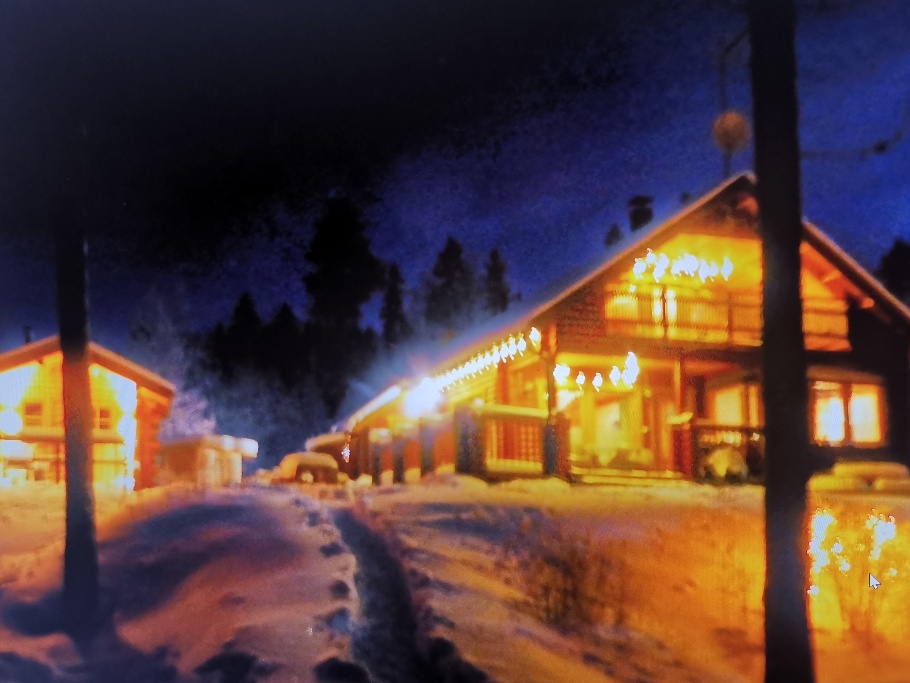 Winter See Finnland Ferienhaus