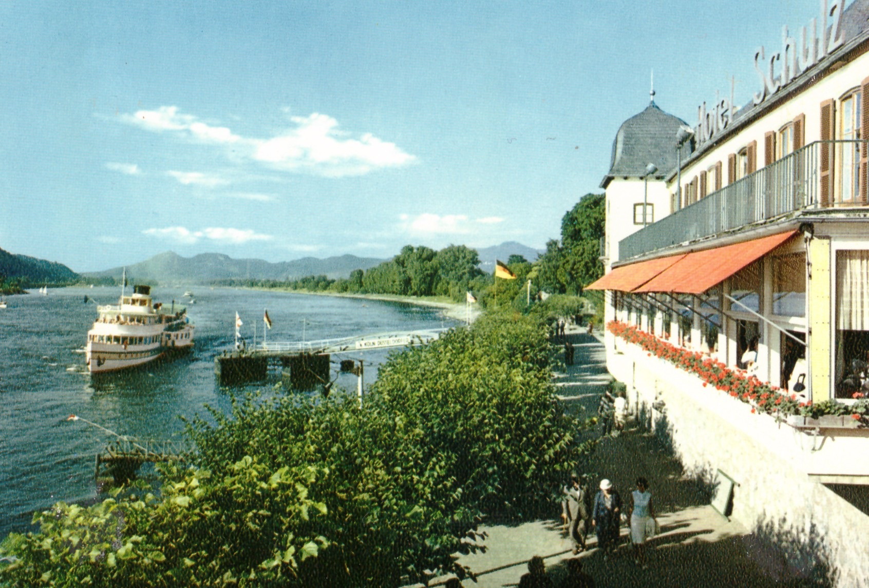 Hotel Schulz (Rheinterrasse) - 1970