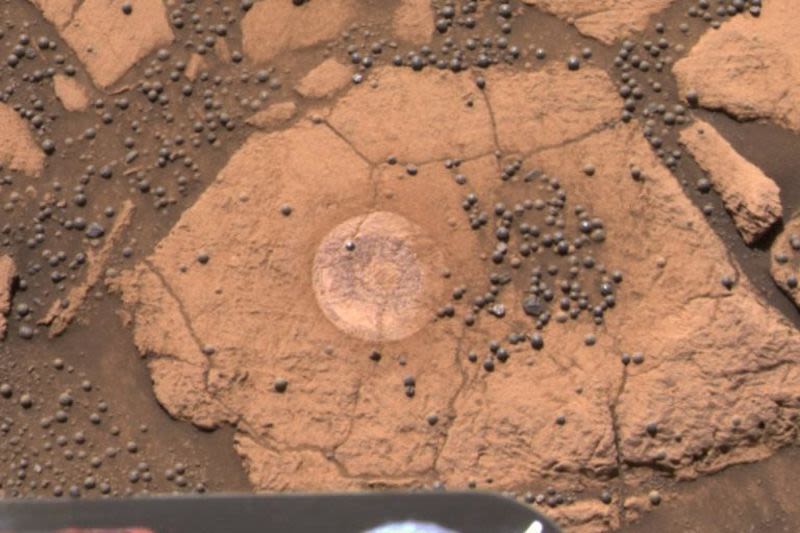 imágenes increíbles tomadas en Marte arándanos