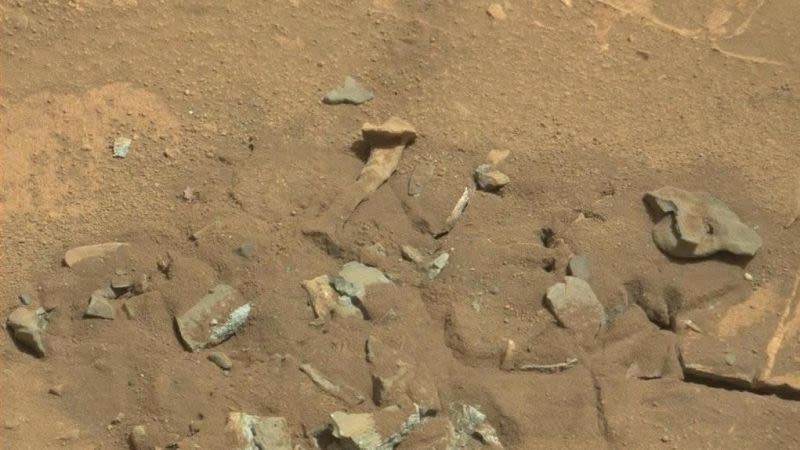 imágenes increíbles tomadas en Marte hueso humano