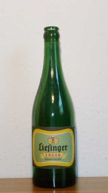 Bierflasche der Liesinger Brauerei um 1950 (?)