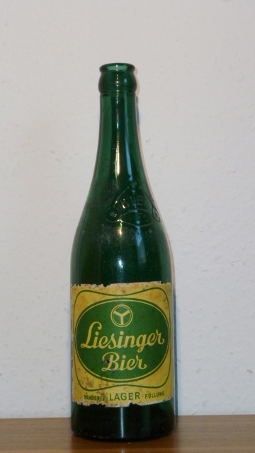 Bierflasche der Liesinger Brauerei um 1950 (?)