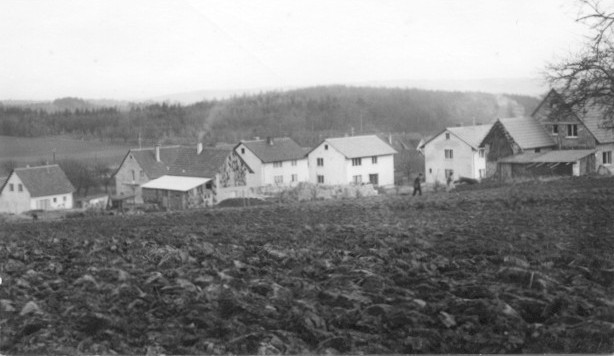 Finkenstrasse von Westen 1962 (Quelle: Helmut Bach)