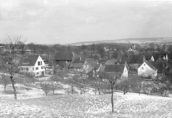 Blick vom "Heudach" 1964 (Quelle: Helmut Bach)